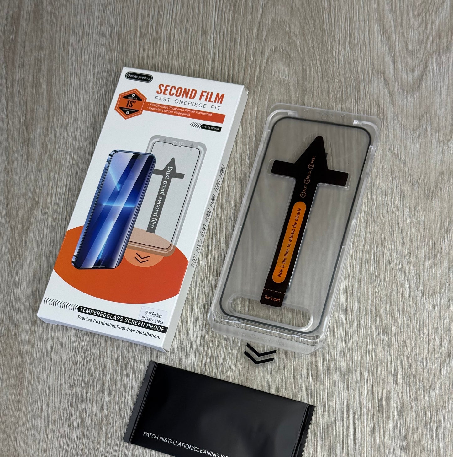 Vidrio con Kit de instalación