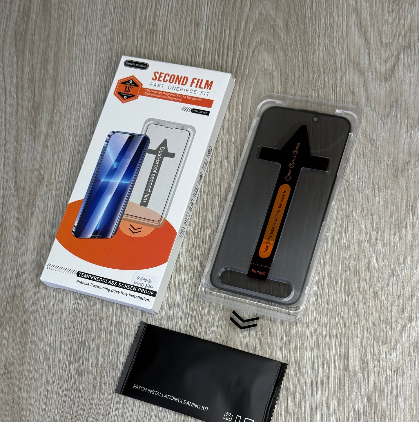 Vidrio con Kit de instalación